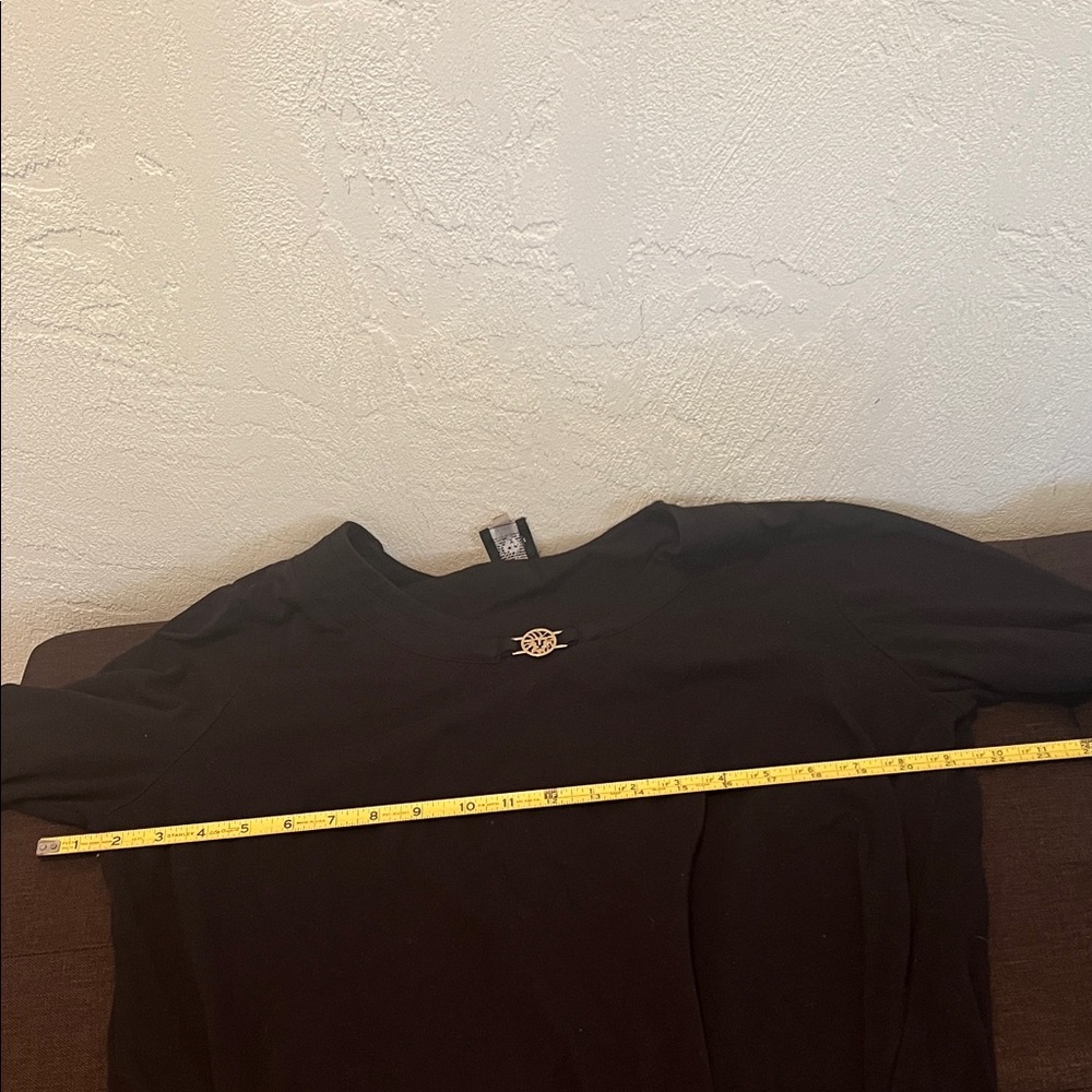Anne Klein Black Long Sleeve Top - Picture 4 of 8